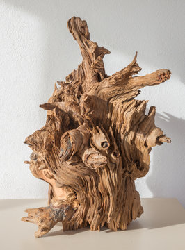 The Modern Wood Decorative Sculpture.