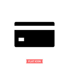 Credit card vector icon