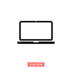 Laptop vector icon