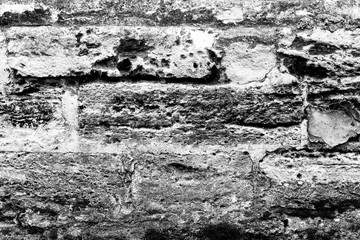 Brick texture with scratches and cracks