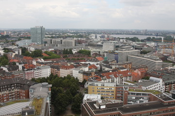 Skyline of Hamburg, Germany