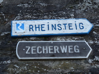 Zecher auf dem Rheinsteig