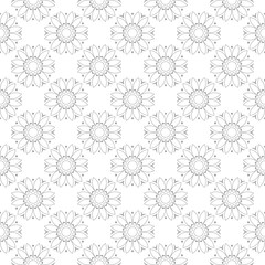Gray seamless design on white background