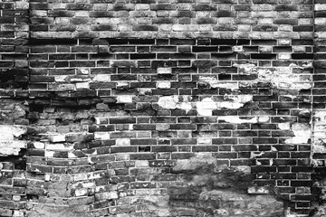 Brick texture with scratches and cracks