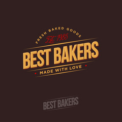 The bakery logo. Bakery emblems.