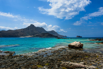 Widok na Balos z wyspy Gramvousa, Kreta, Grecja © Agnieszka