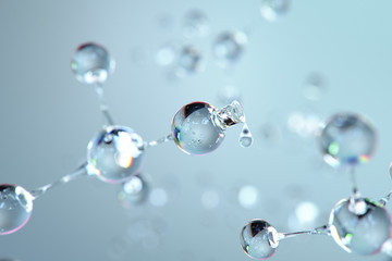 Abstract Molecule Background