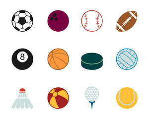 Bälle Iconset - Farbe