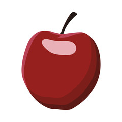 Apple fruit symbol icon vector illustration graphic design