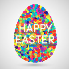 Colorful illustration for Easter, vector.