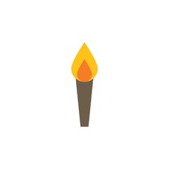 Camping & adventure icons - torch