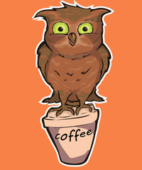 OWL coffee funny