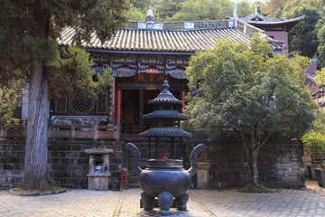 Taoist temple in  Weibaoshan China