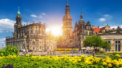 Die antike Stadt Dresden, Deutschland. Historisches und kulturelles Zentrum Europas. © daliu