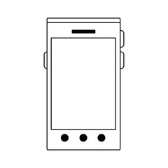 Mobile smartphone technology icon vector illustration graphic design