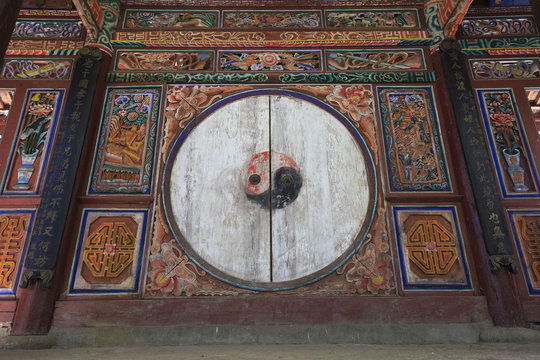 Taoist temple in  Weibaoshan China