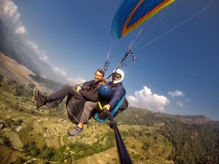 Paragliding, Pokhara, Nepal