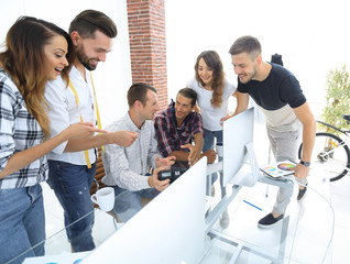 group of young people discussing new ideas