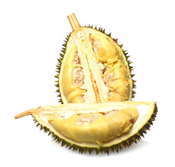 Fototapeta premium Durian isolated on white background