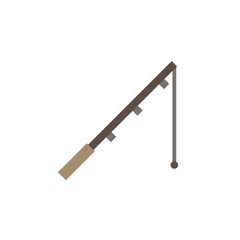 Camping & adventure icons - fishing rod