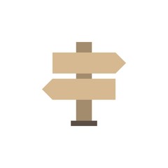 Camping & adventure icons - fingerpost