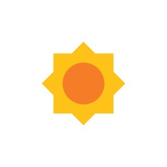 Camping & adventure icons - sun