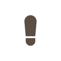 Camping & adventure icons - footprint