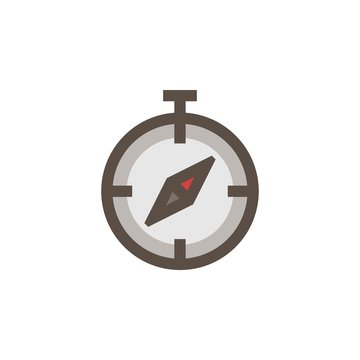 Camping & adventure icons - compass