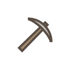 Camping & adventure icons - ice ax