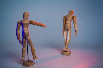 puppets interpret domestic violence