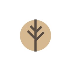Camping & adventure icons - dried tree