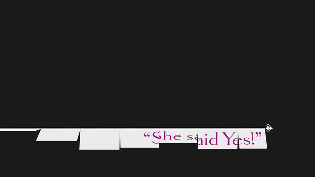 Swinging Lower Third