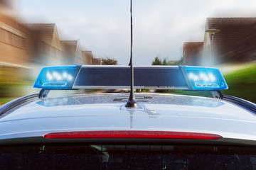 Polizeieinsatz im Wohngebiet