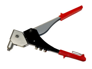 open tool for rivets. isolated white background