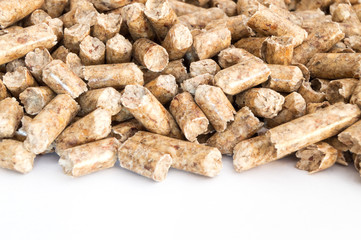 Pieces of pellet for stove