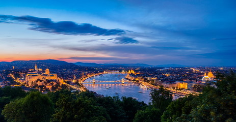 View of Budapest in Hungary