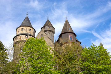 Fototapeta na wymiar Schloss Braunfels im Lahn-Dill-Kreis in Hessen