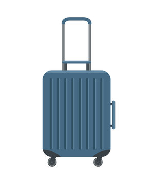 Travel bag. Suitcase. Flat design. Vector illustration.