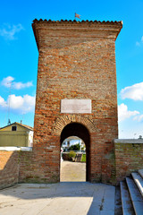 Small Italian town Comacchio also known as 