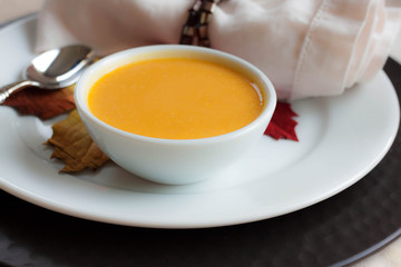 Butternut Squash Soup in the Fall