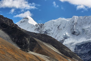 Island peak view from Chukhung valley