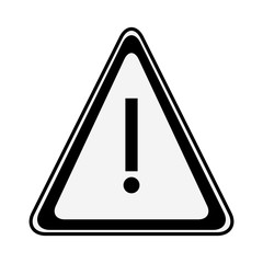 Attention sign symbol icon vector illustration graphic design