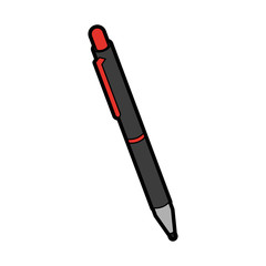 Office pen isolated vector illustration graphic design