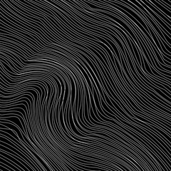 Wave Stripe Background. Grunge Line Pattern