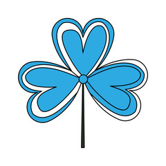 Shamrock clover symbol vector illustration graphic design
