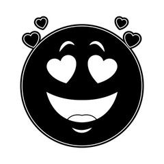 Emoji crush cartoon vector illustration graphic design