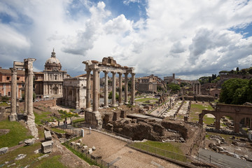 Fototapeta na wymiar Forum romanum, Rome, Italy