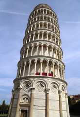 The tower of Pisa, Italy