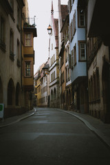 Fototapeta na wymiar Streets of strasbourg travel europe walking in oldtown