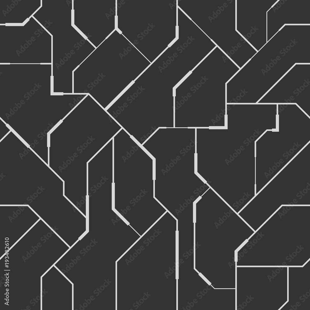 Poster background in high tech style. abstract vector seamless pattern.